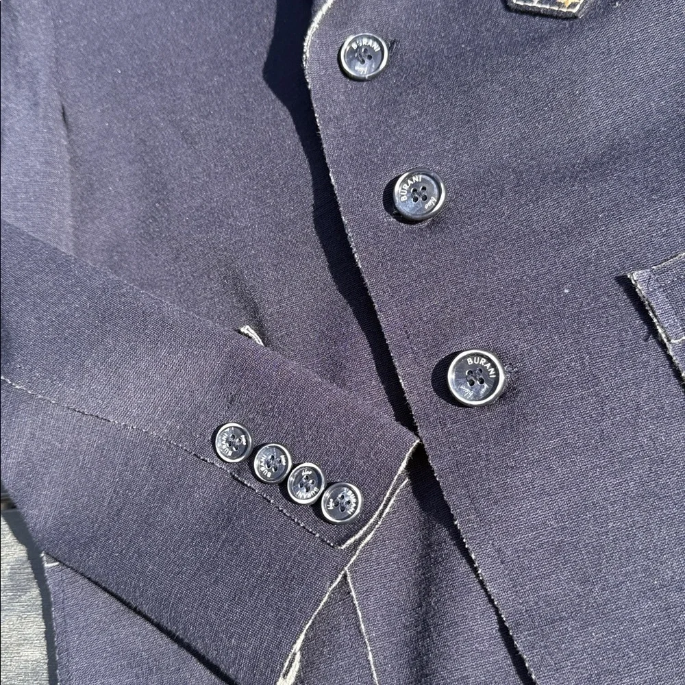 Burani Blue Boys Wool Blazer‎ Jacket 6A